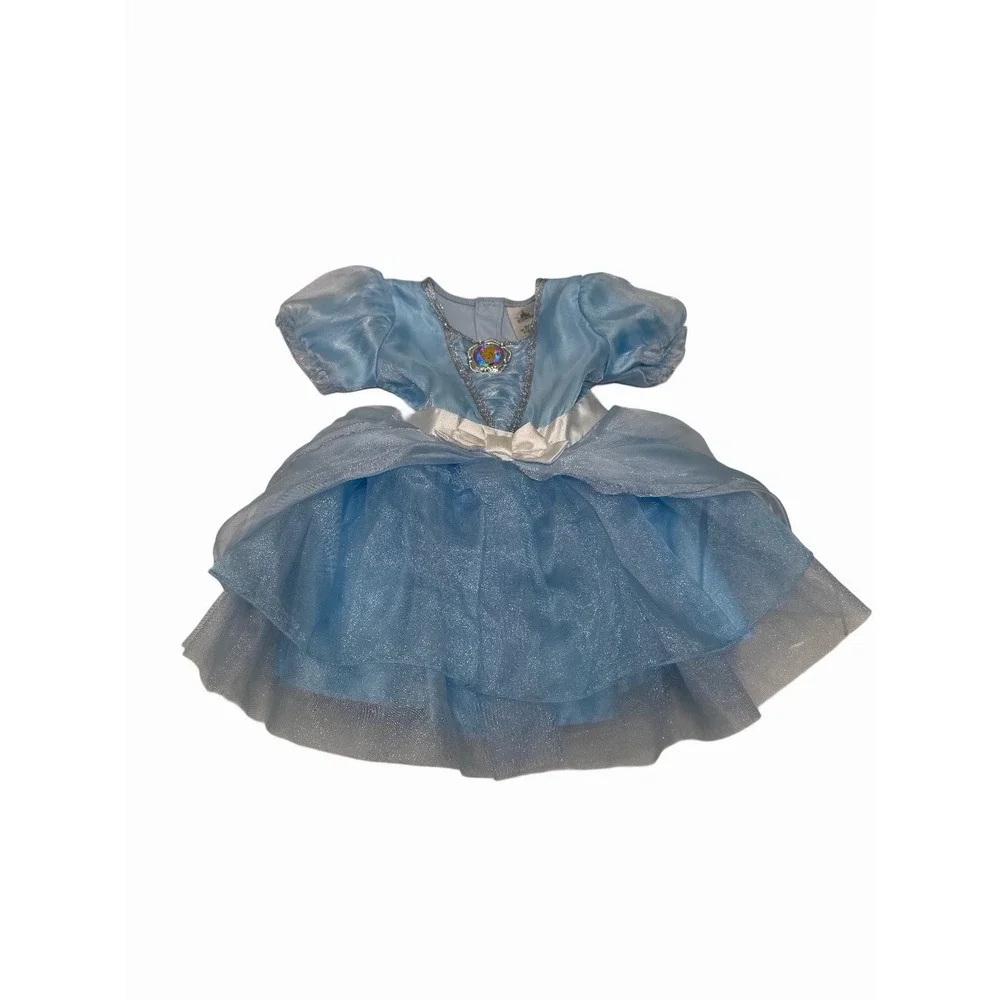 Disney Store Girl Princess Cinderella Blue Dress Costume Size18-24 Month
